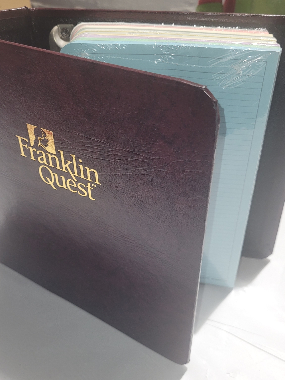 Franklin Quest Executive Planner Cover in Dark Brown